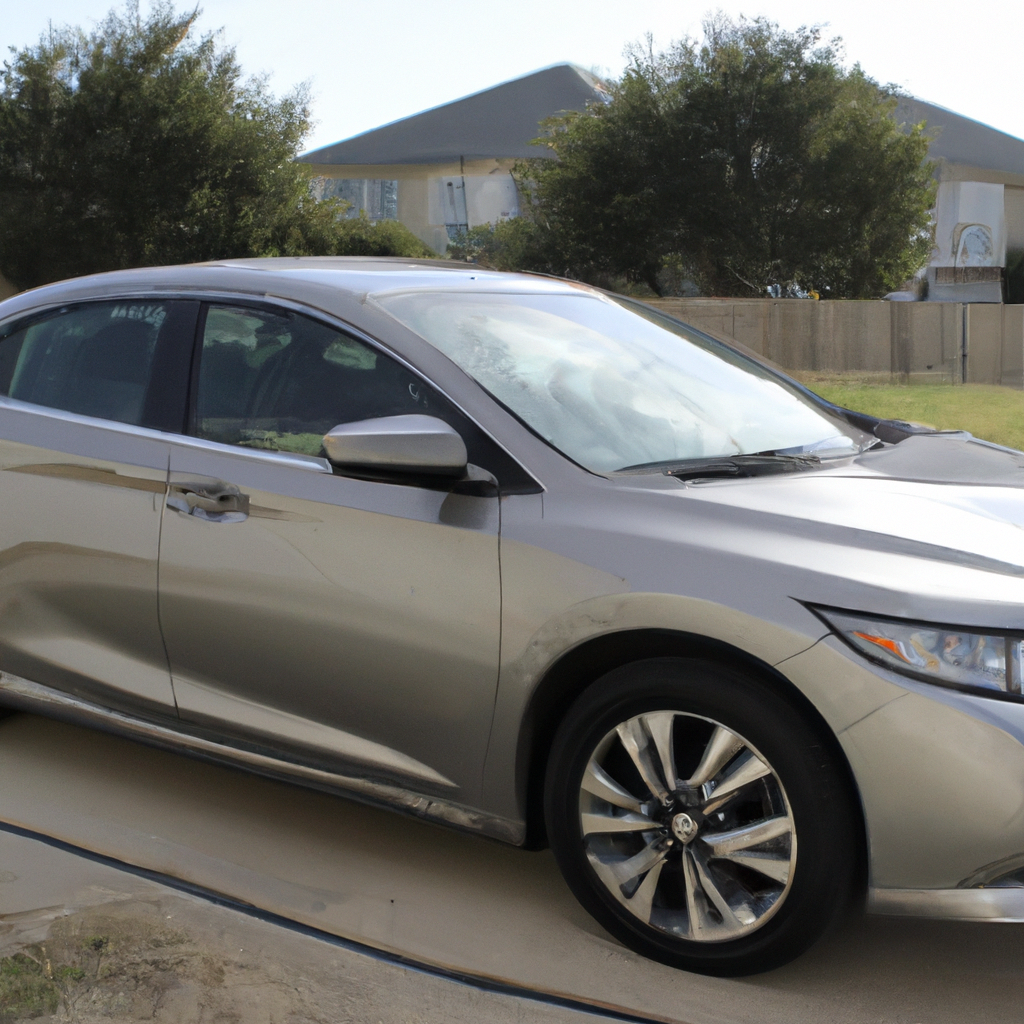 Complete image of Acura ILX 2013 4dr Sedan (2.0L 4cyl 5A) parked in a driveway