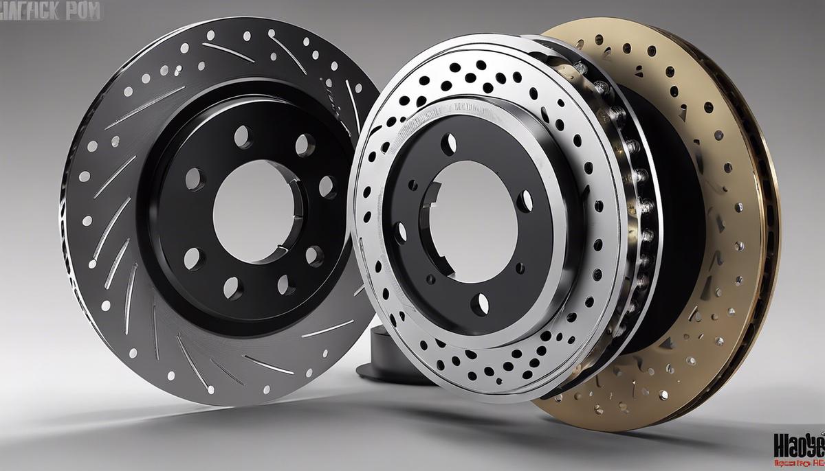 An image of different sizes of brake rotors