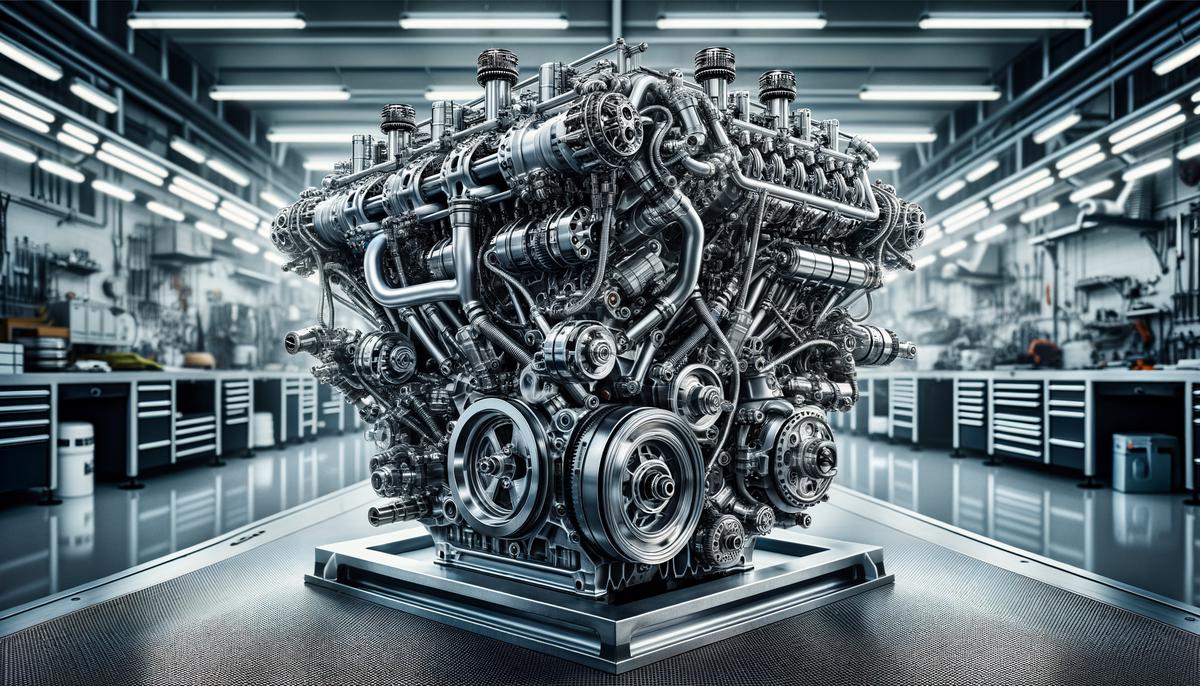 An image of a high-performance engine