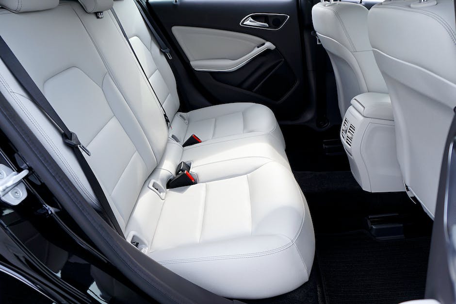 Image depicting a spacious rear seat legroom in a car interior