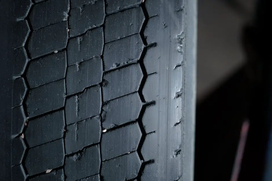 Image depicting different tire tread patterns for visual reference