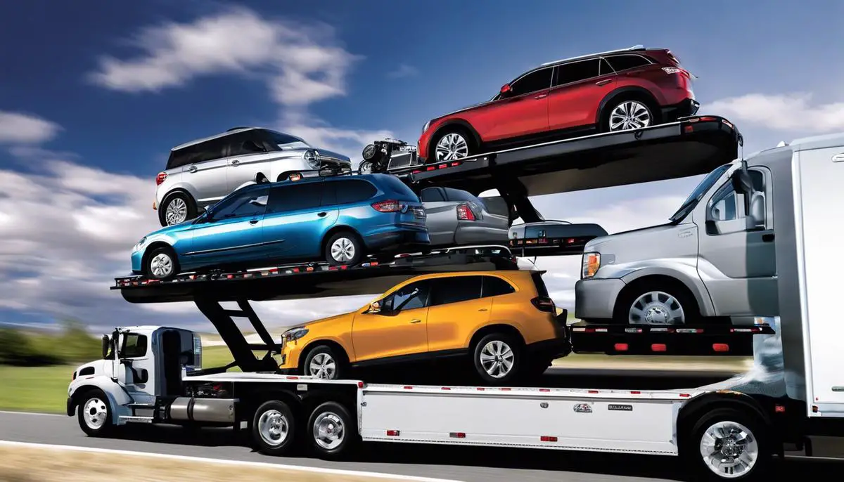 A visual representation of different vehicles towing various trailers, highlighting the importance of towing capacity for a safe driving experience.